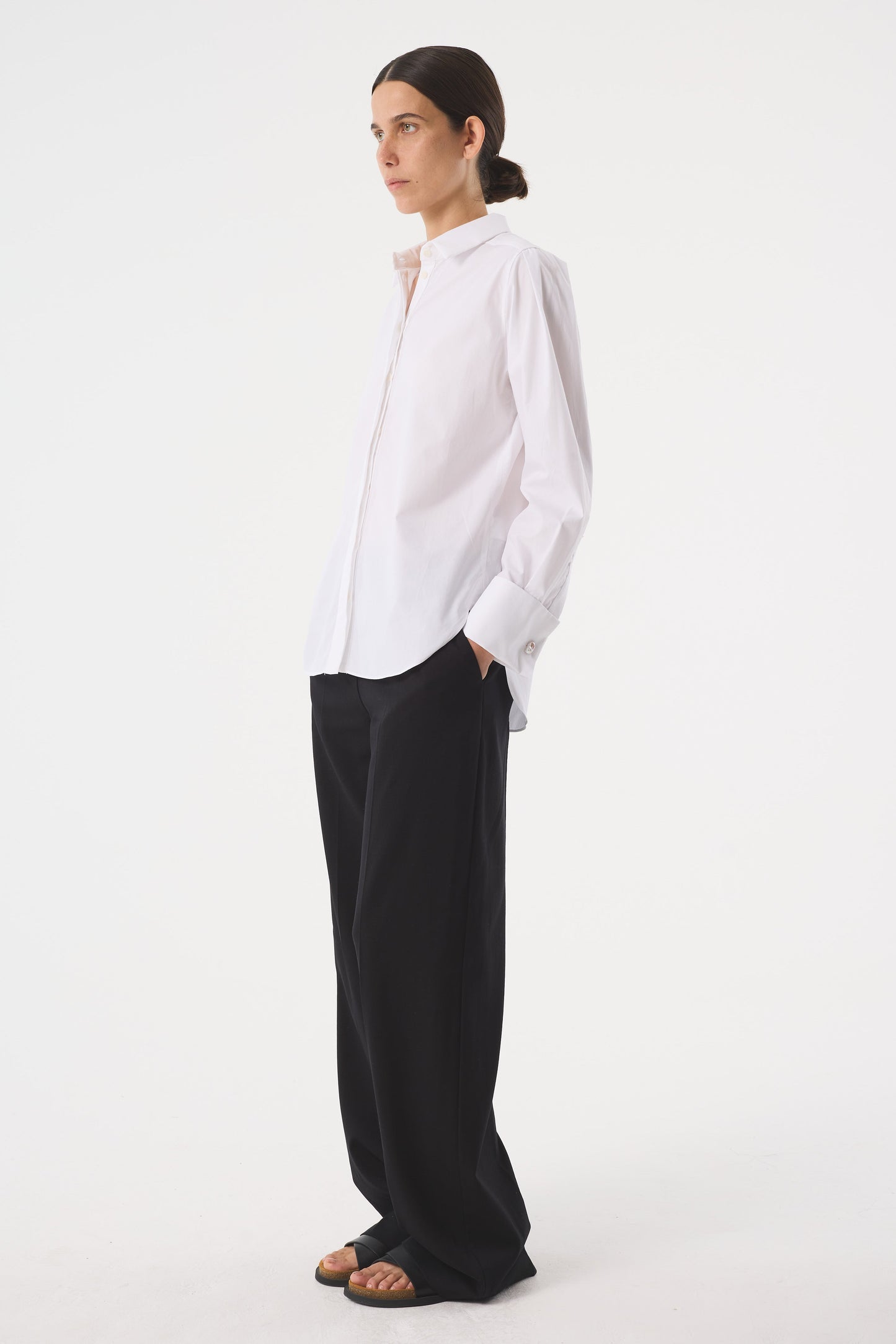 MONICA PEARL CUFFLINK SET SHIRT