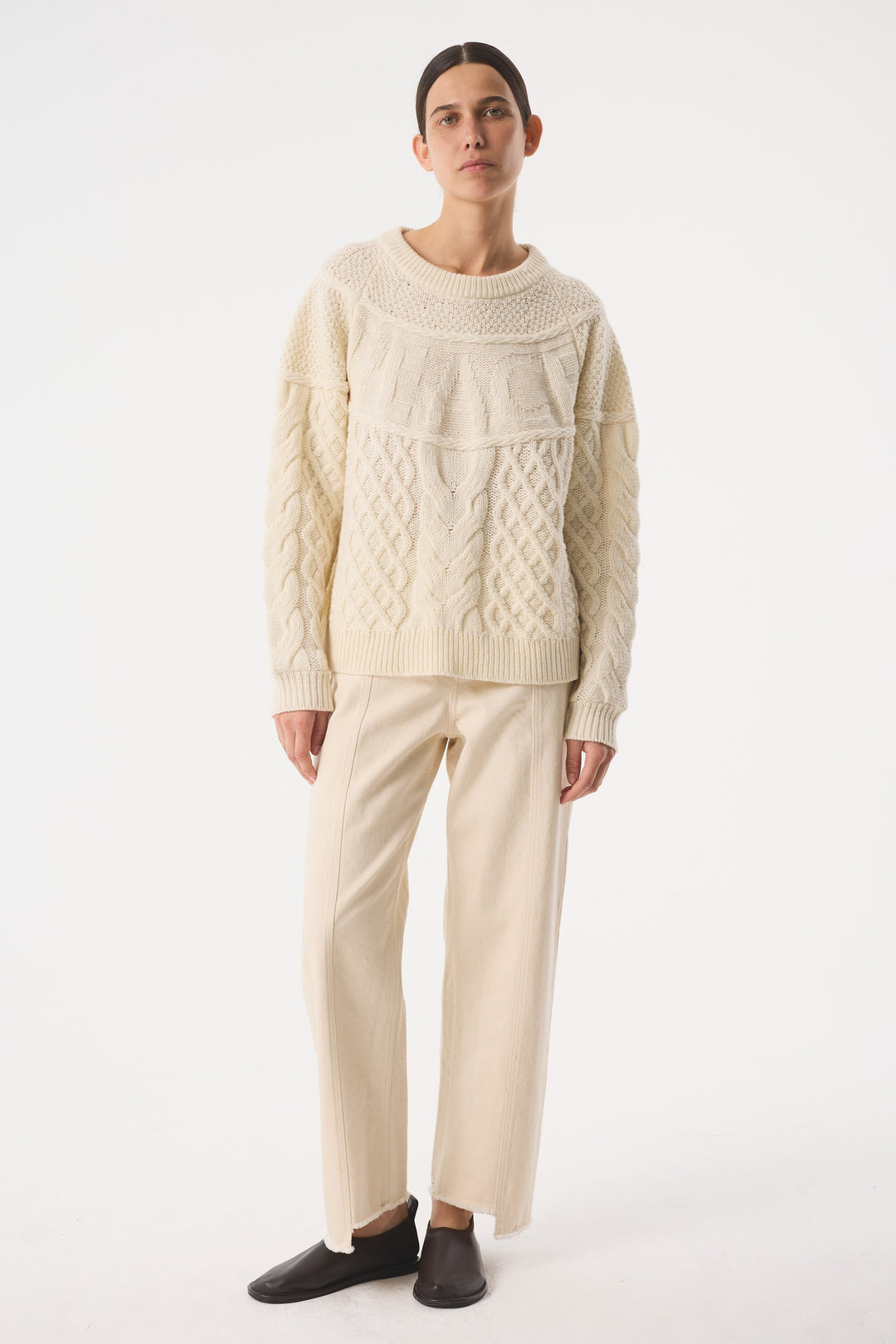 PEACE IVORY JUMPER