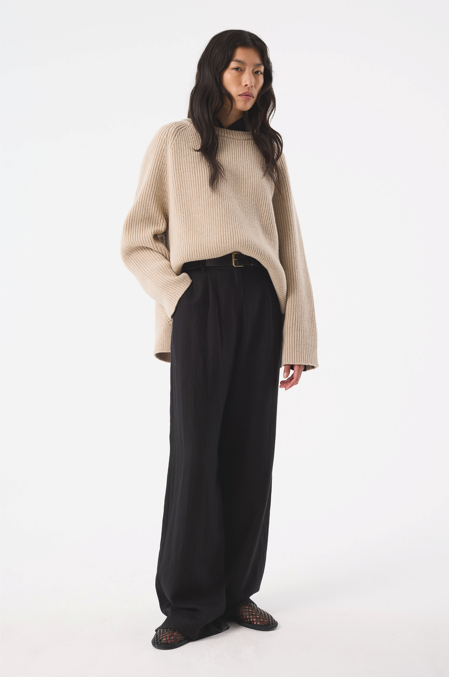 PERLA BLACK TROUSERS